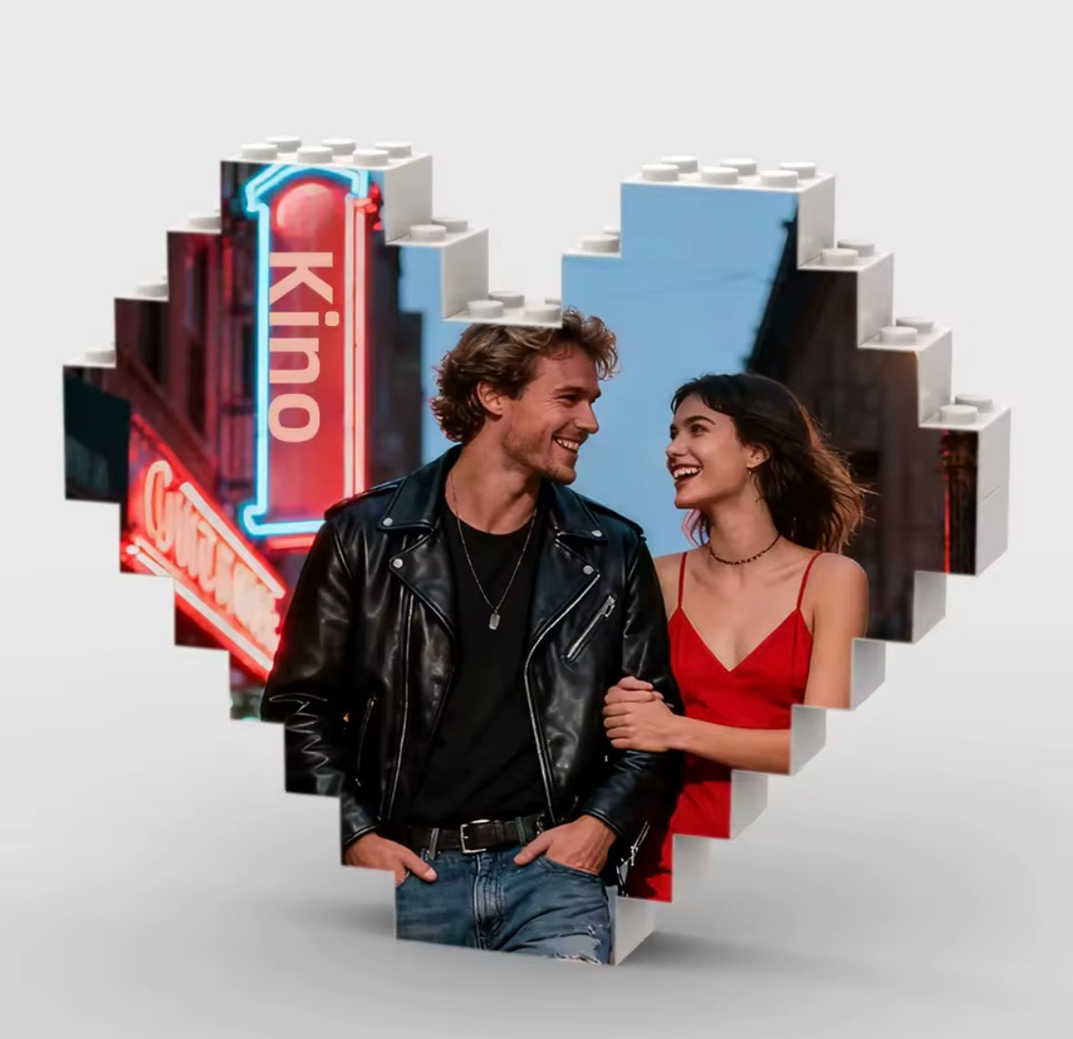 Personalizowane serce z Lego