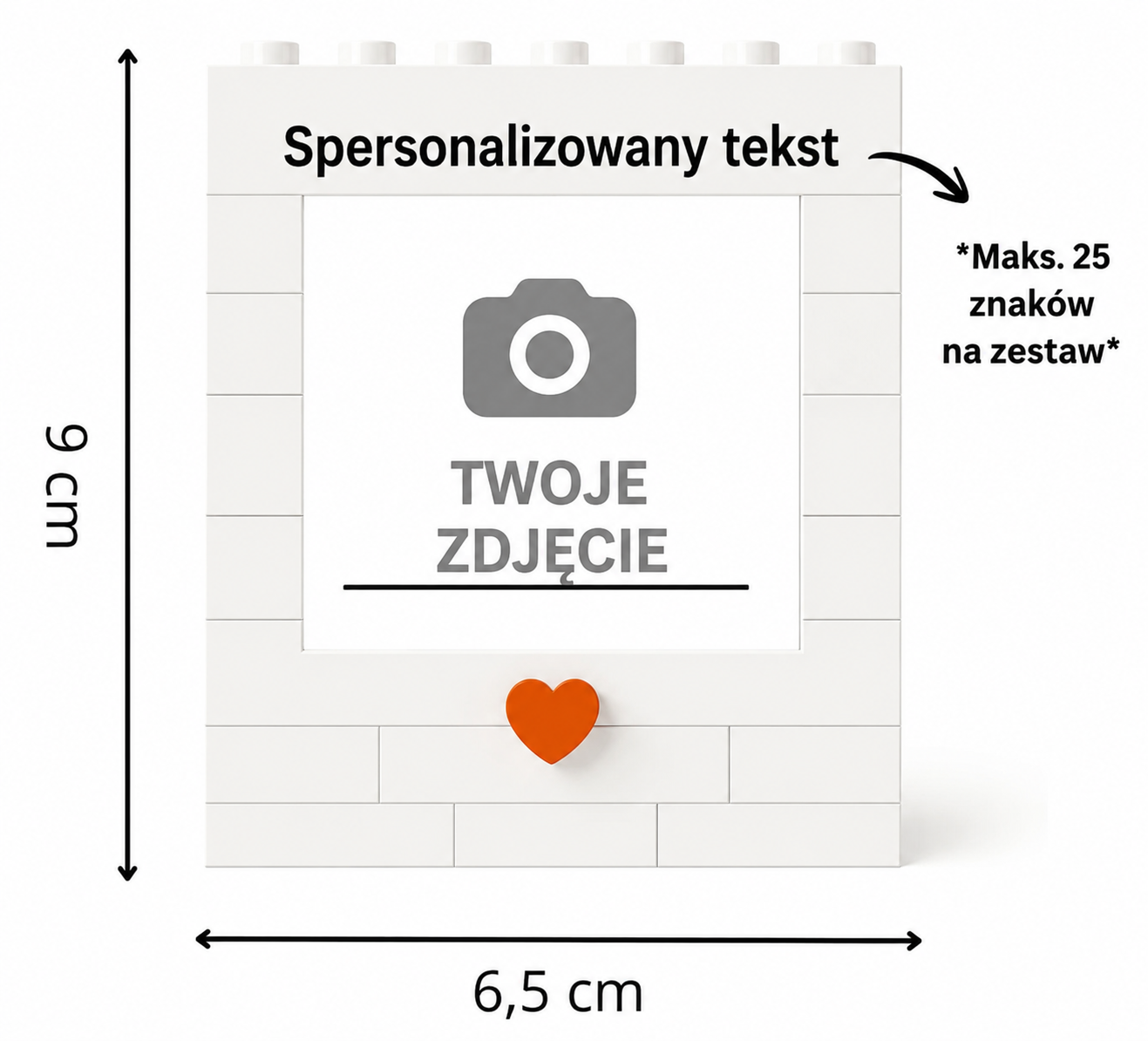 Personalizowane instax Lego